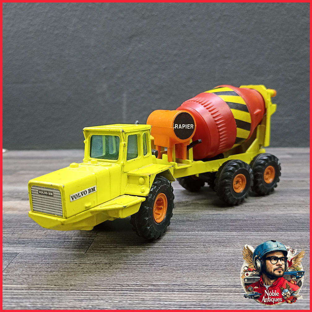 Vintage 1980s Corgi Toys 1156 Volvo BM 860 S with Rapier Mixer