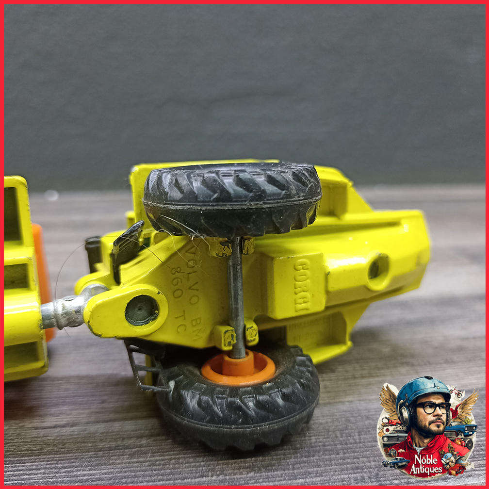 Vintage 1980s Corgi Toys 1156 Volvo BM 860 S with Rapier Mixer