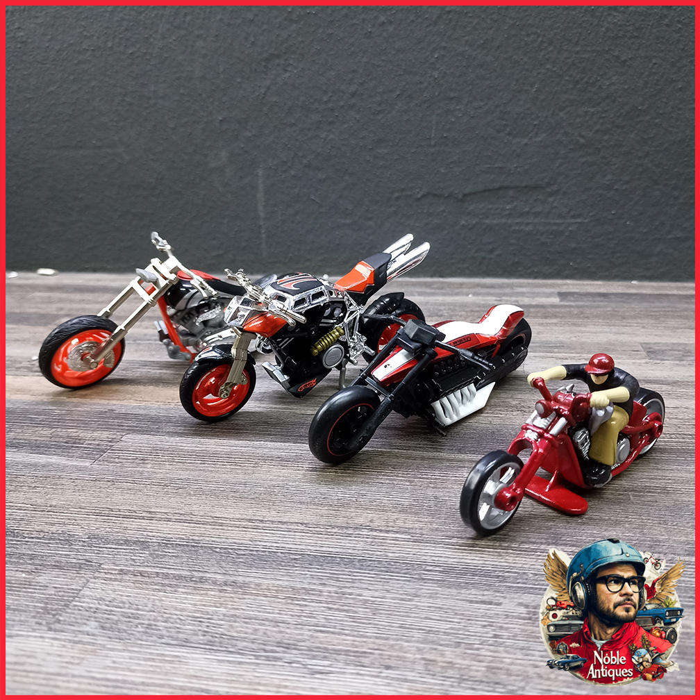 Original Hotwheels Large Scale Motorbike collection