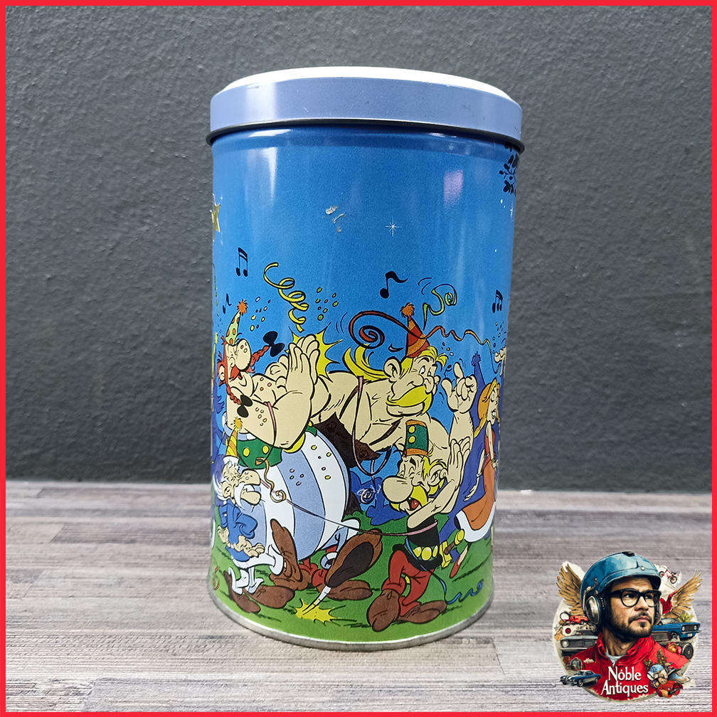 Vintage 2001 Asterix and Obelix Biscuit Tin