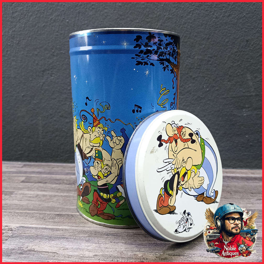 Vintage 2001 Asterix and Obelix Biscuit Tin