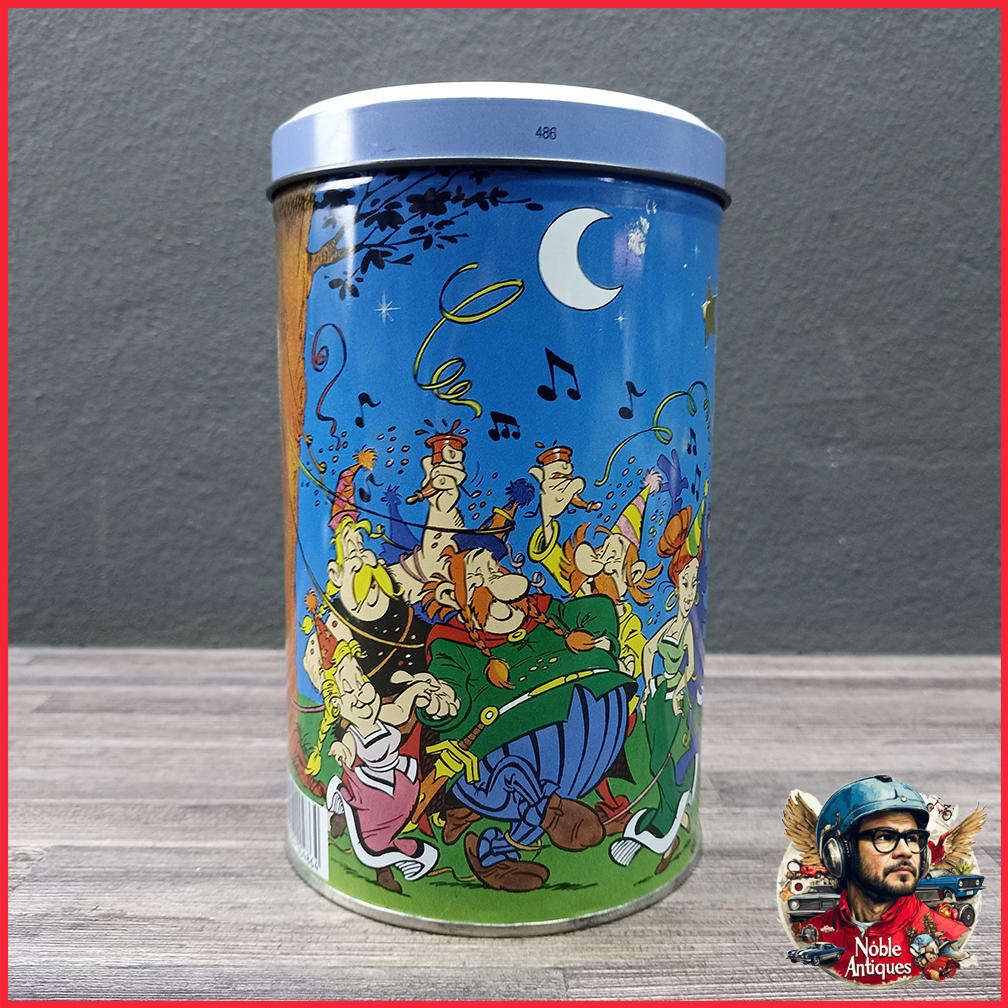 Vintage 2001 Asterix and Obelix Biscuit Tin