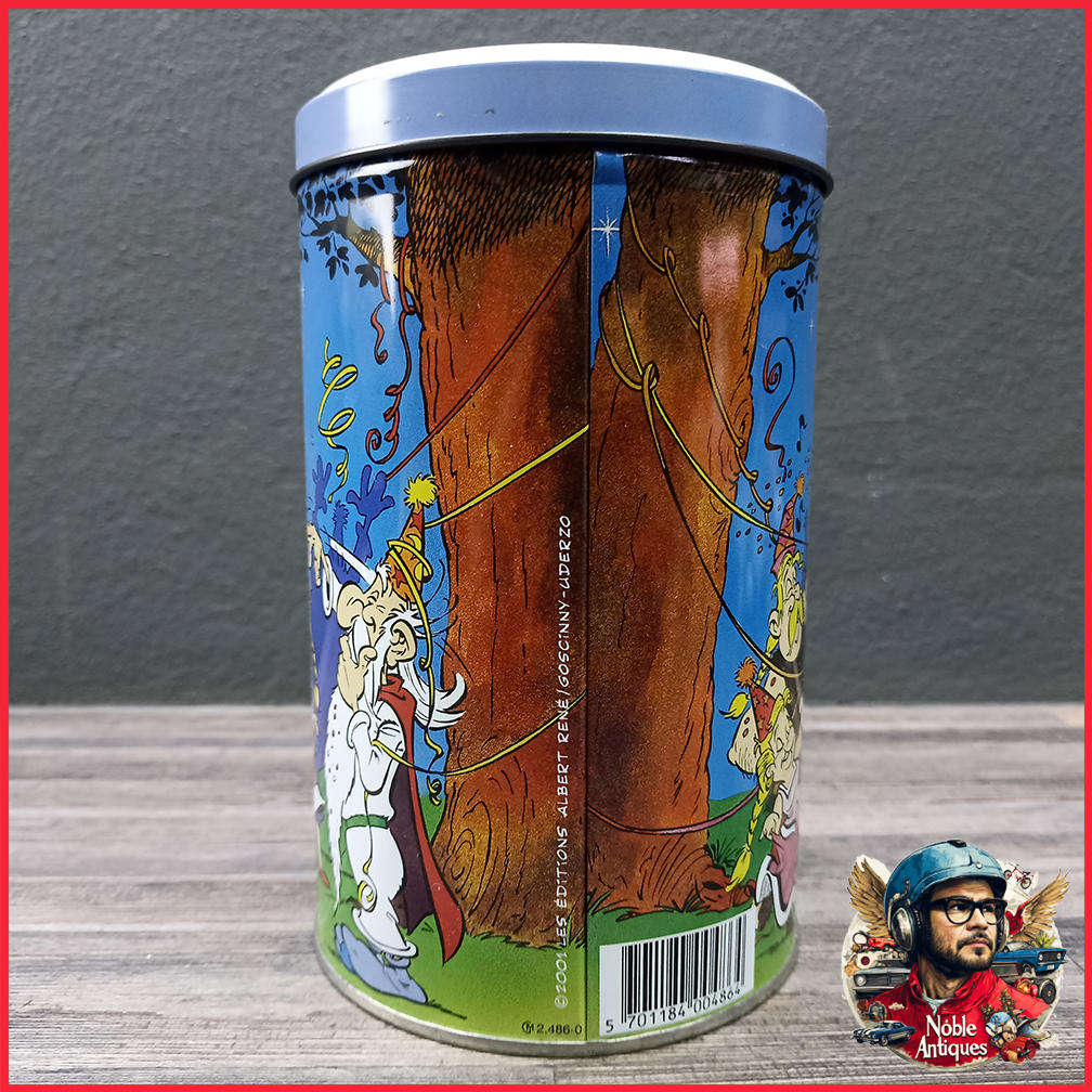 Vintage 2001 Asterix and Obelix Biscuit Tin