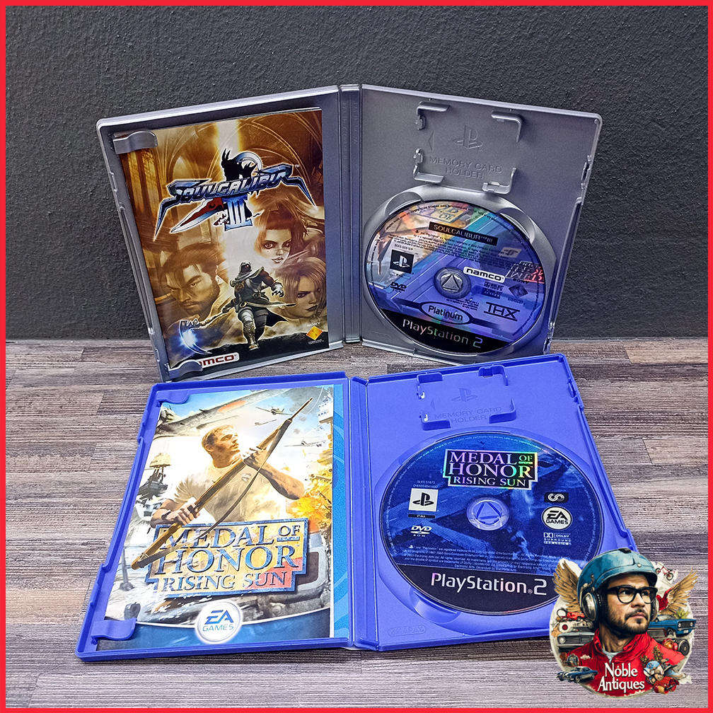 PS2 Games Combo Medal Of Honor and Soulcalibur III