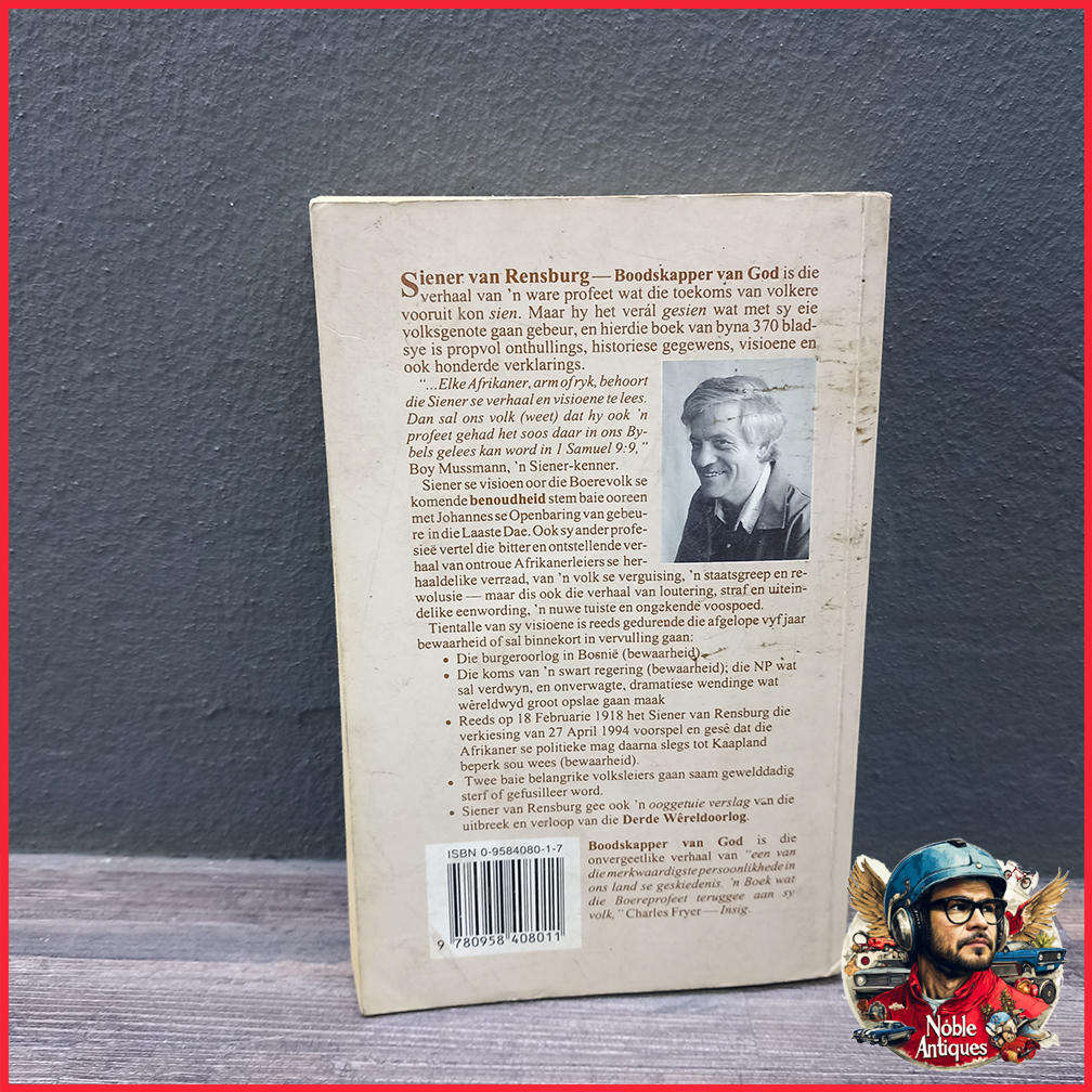 First Edition Siener Van Rensburg Boodskapper Van God by Adriaan Snyman