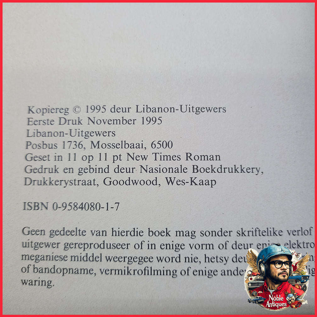 First Edition Siener Van Rensburg Boodskapper Van God by Adriaan Snyman