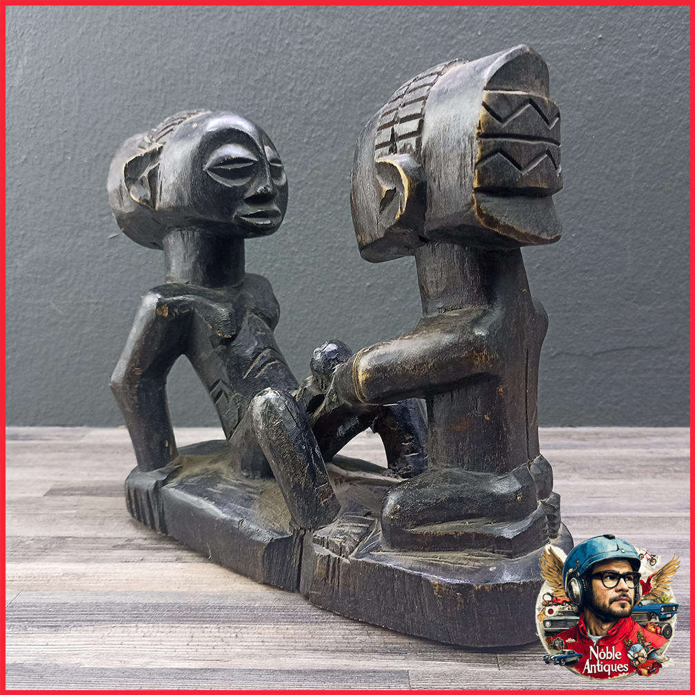 Childbirth Luba, Congo Wood,  20cm Wide