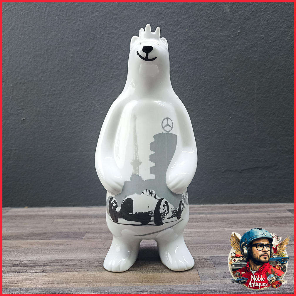 Limited Edition Ritzenhoff Porcelain Bear for Mercedes Benz