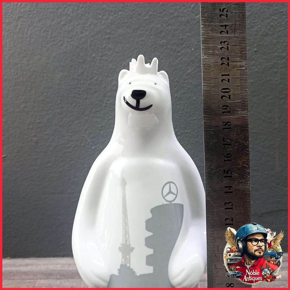 Limited Edition Ritzenhoff Porcelain Bear for Mercedes Benz