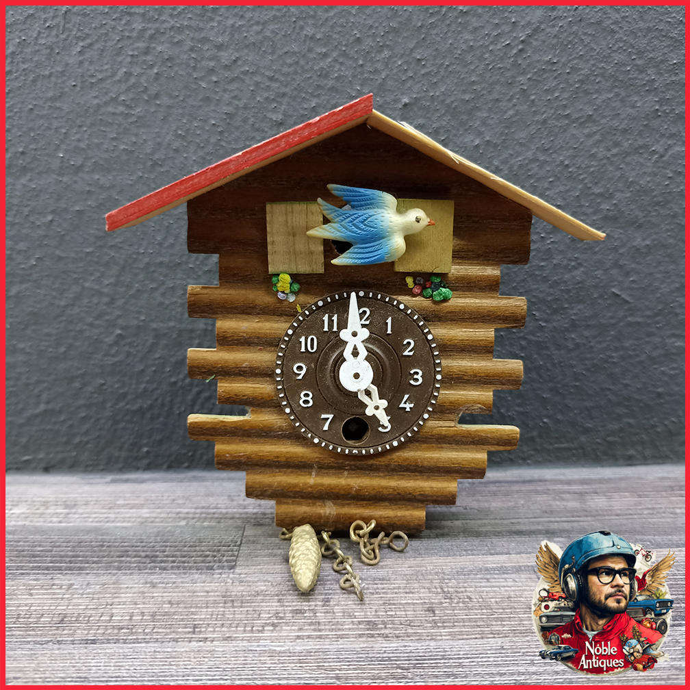 Vintage West German Mini Cuckoo Clock Not Working