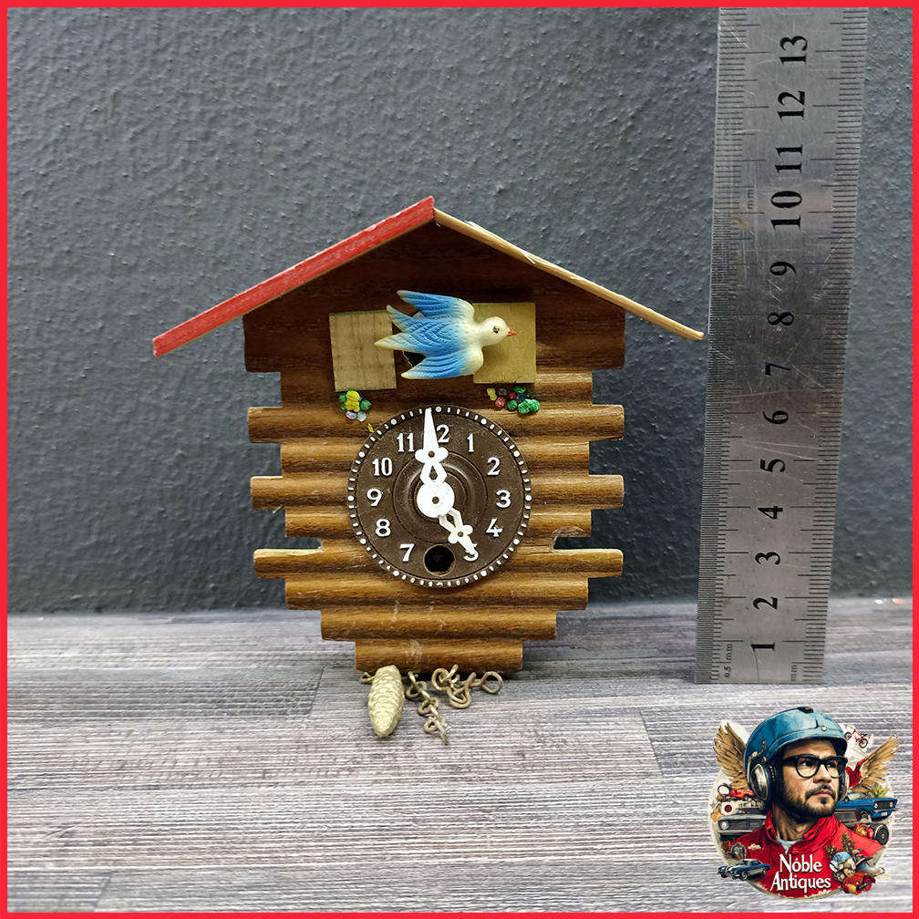 Vintage West German Mini Cuckoo Clock Not Working