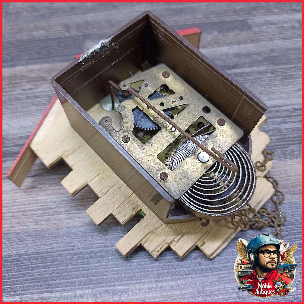 Vintage West German Mini Cuckoo Clock Not Working