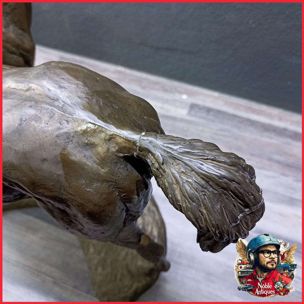 AMY OXENBOULD - Race Horse and Foal Signed & Numbered 171/350 Patinated Bronze