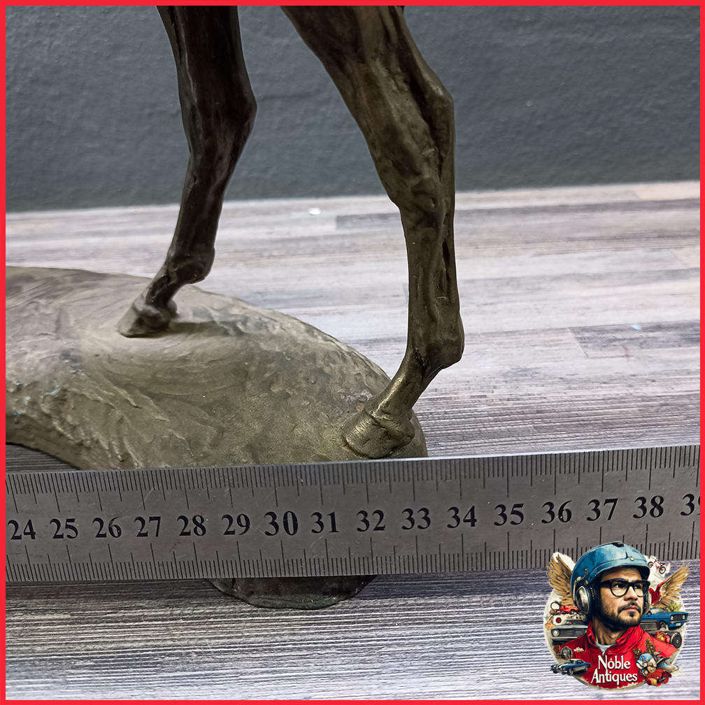 AMY OXENBOULD - Race Horse and Foal Signed & Numbered 171/350 Patinated Bronze