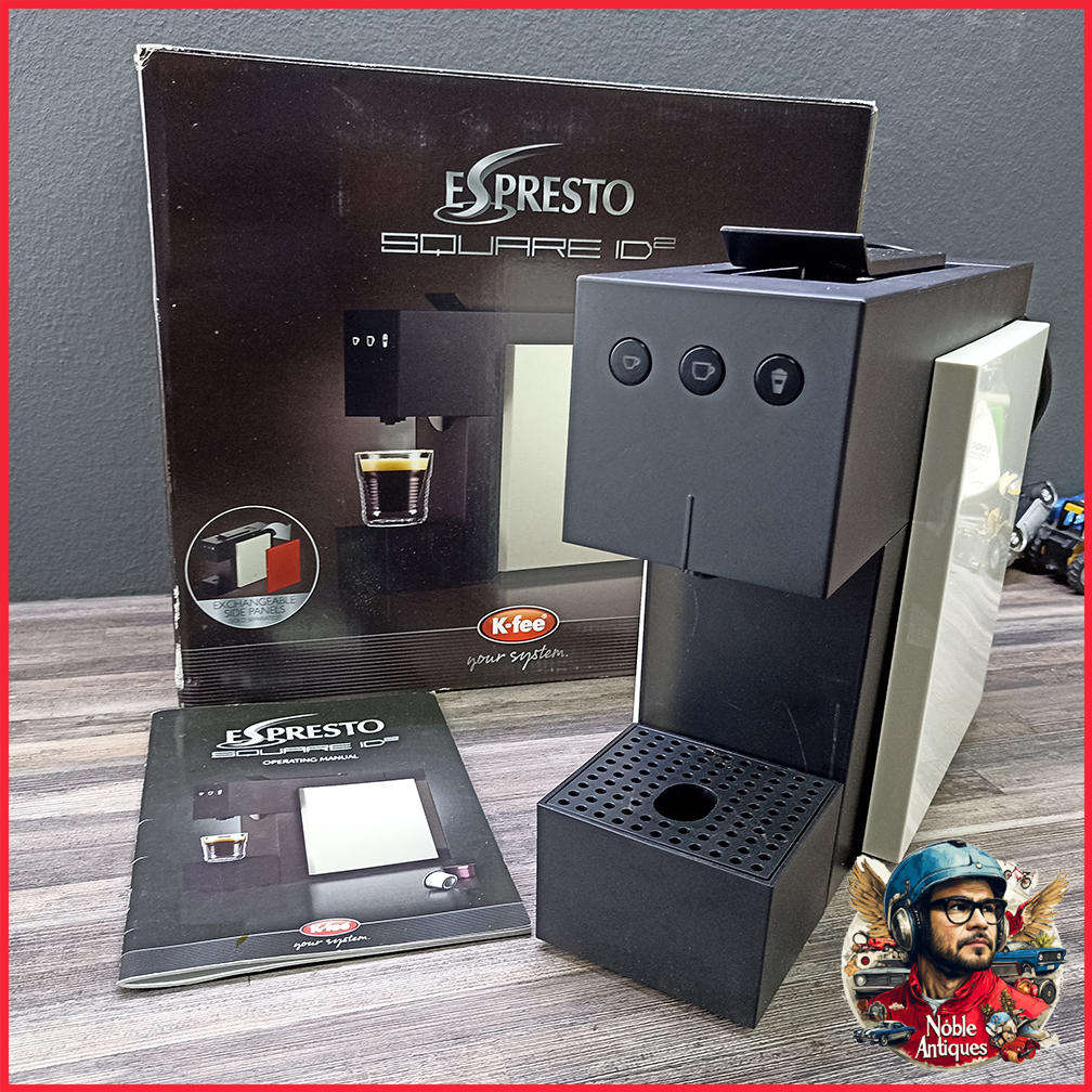 Original Boxed K-fee Espresto Square ID Capsule Coffee Machine