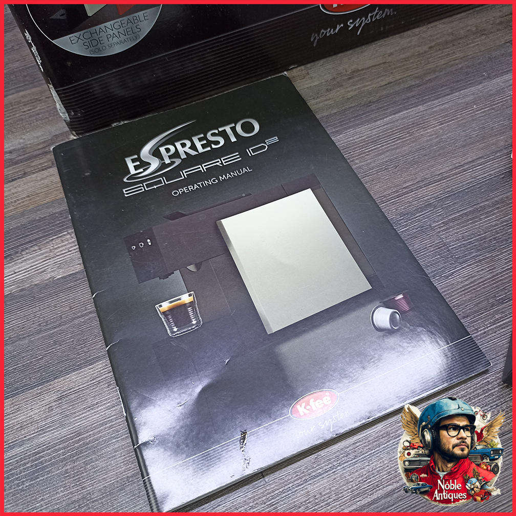 Original Boxed K-fee Espresto Square ID Capsule Coffee Machine