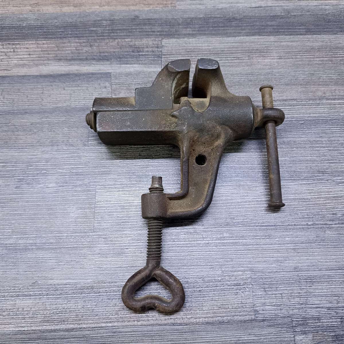 Vintage miniature bench vise