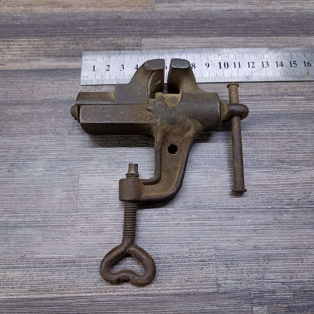 Vintage miniature bench vise