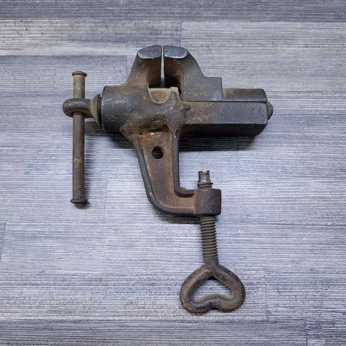 Vintage miniature bench vise