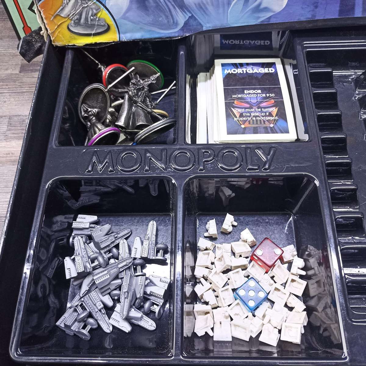 Monopoly: Star Wars The Complete Saga Edition board game.