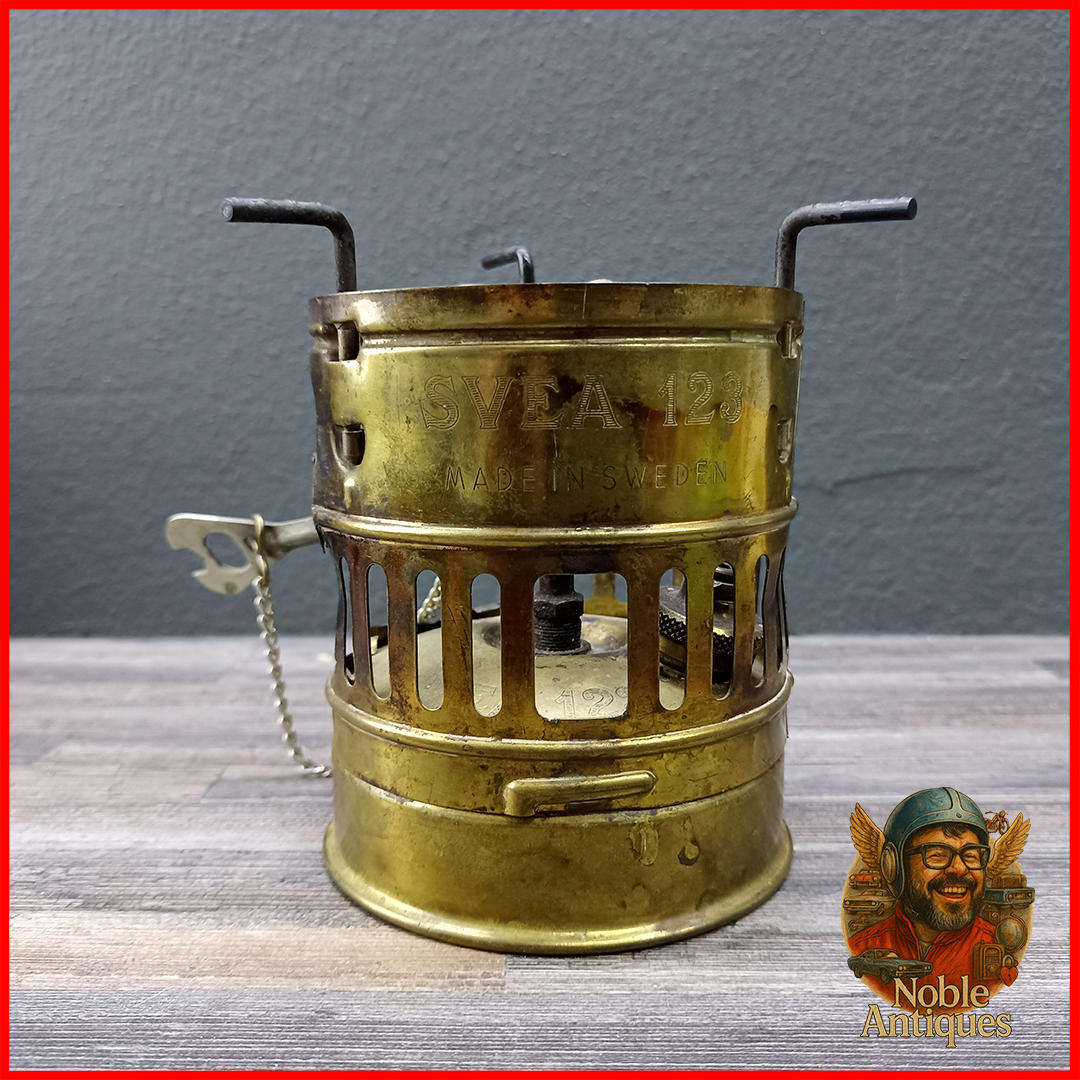 Vintage SVEA Optimus 123 Compact Brass Stove