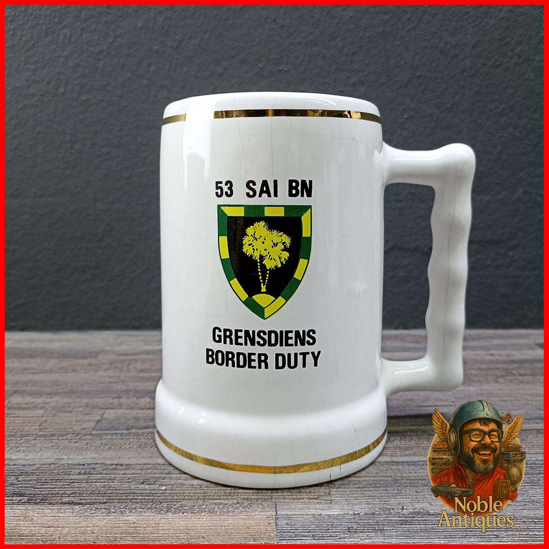 Vintage 53 South African Infantry Battalion Border Duty Beer Mug