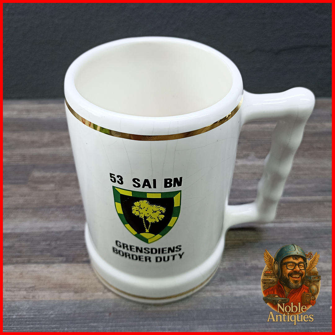 Vintage 53 South African Infantry Battalion Border Duty Beer Mug
