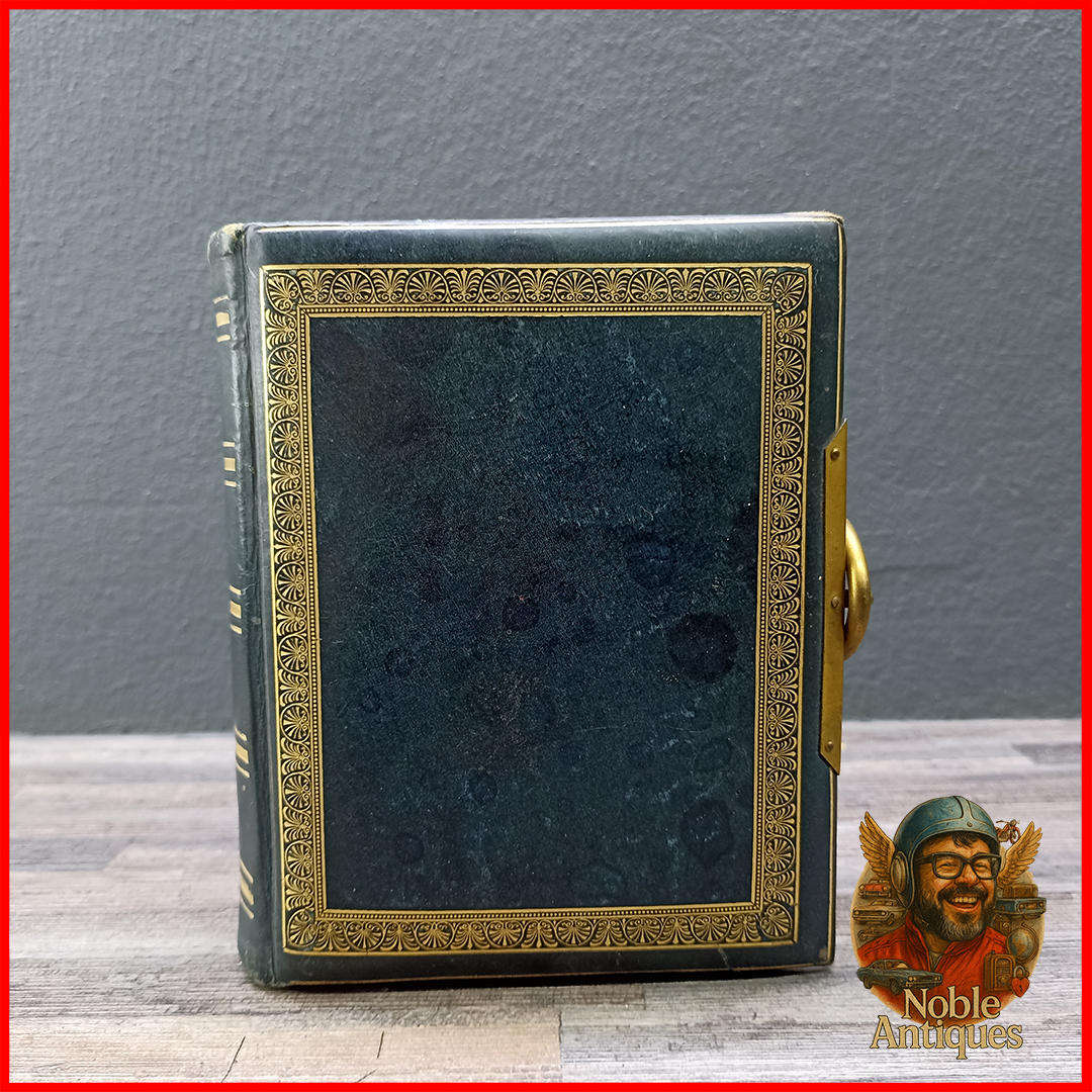 Antique Brass Latched Photo Book