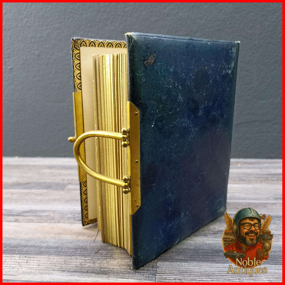 Antique Brass Latched Photo Book