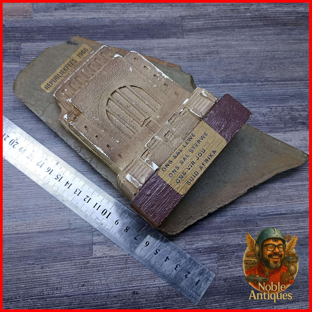 Original Voortrekker Monument on Stone REPUBLIEKFEES 1966