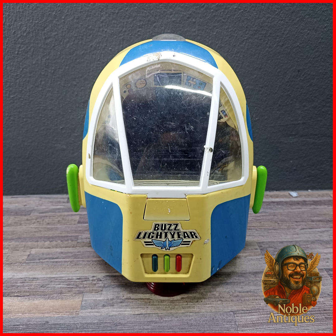 Vintage Toy Story Think Way 1996 Buzz Lightyear's Space Craft, lights and speaks