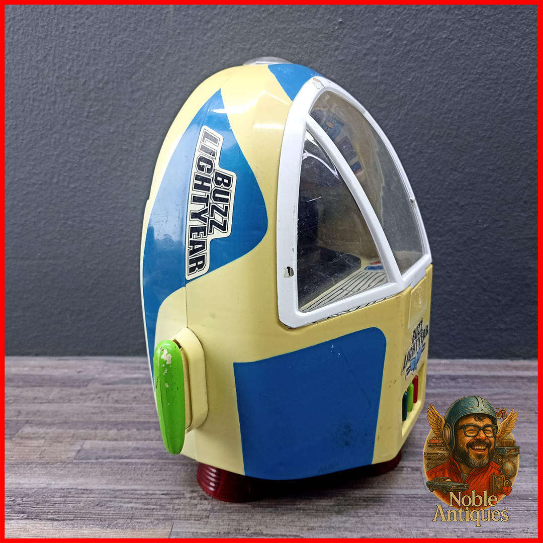 Vintage Toy Story Think Way 1996 Buzz Lightyear's Space Craft, lights and speaks