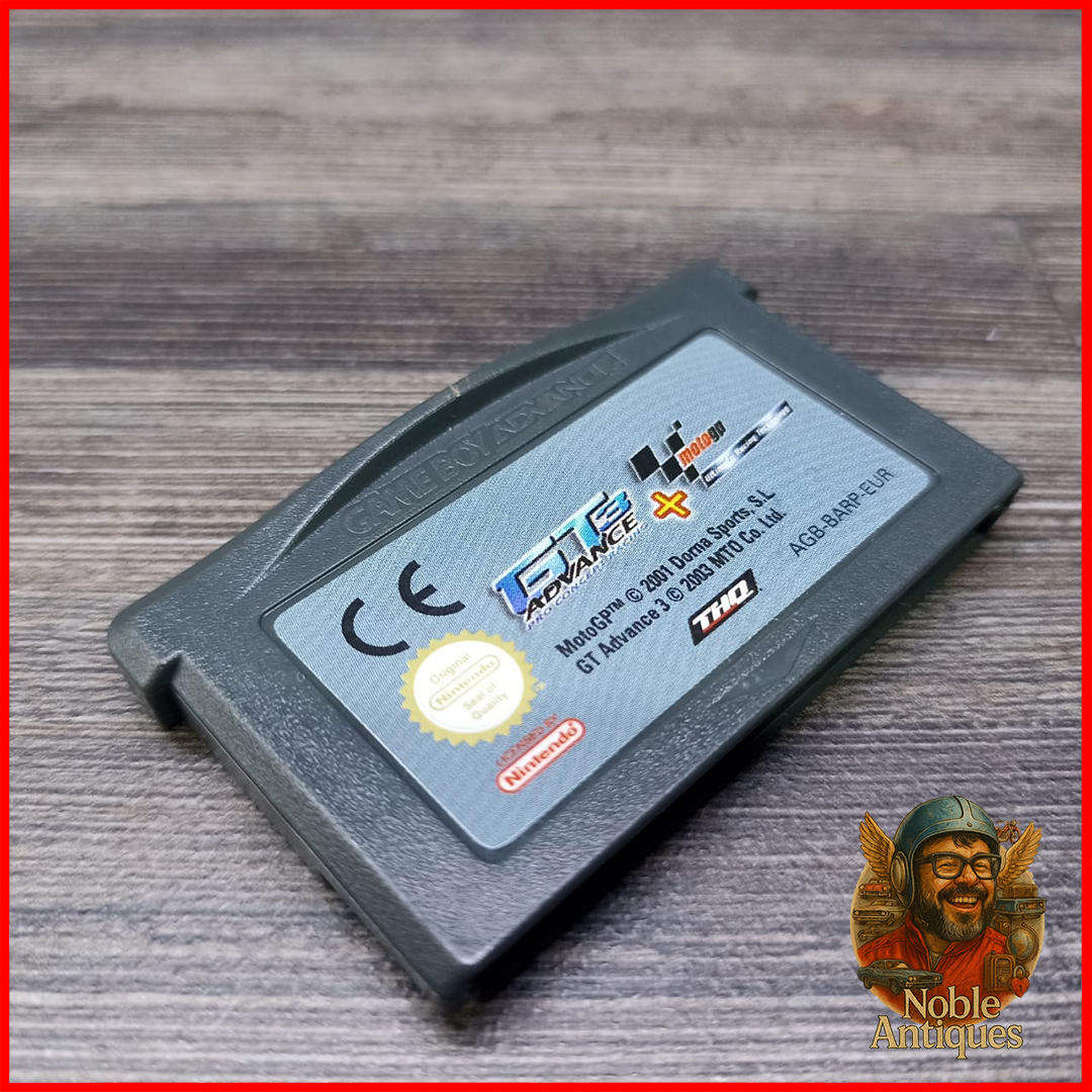 Vintage Nintendo Game Boy Advance 2 Games in 1  GT3 + MotoGP