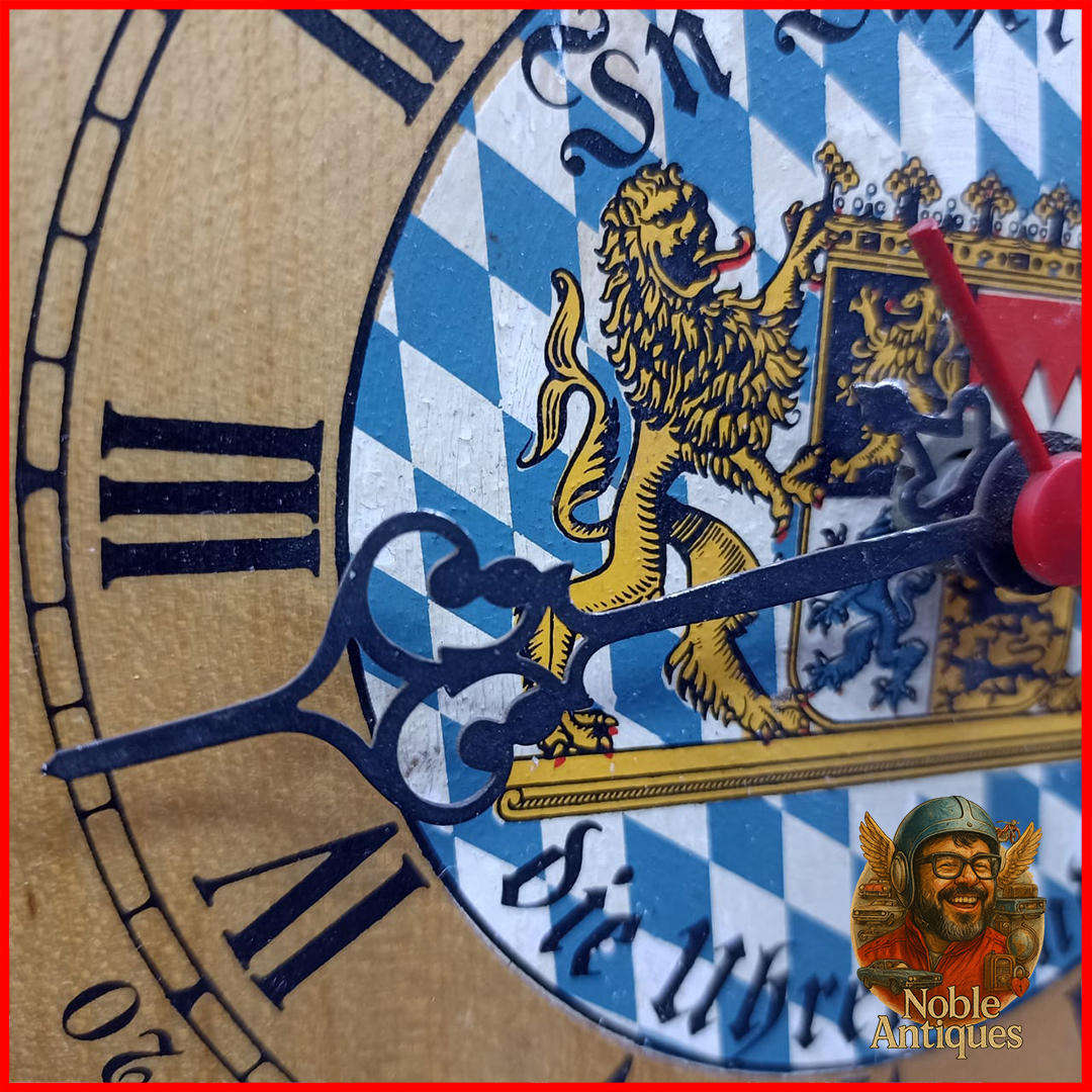 Vintage Bavarian Germany Wall Clock