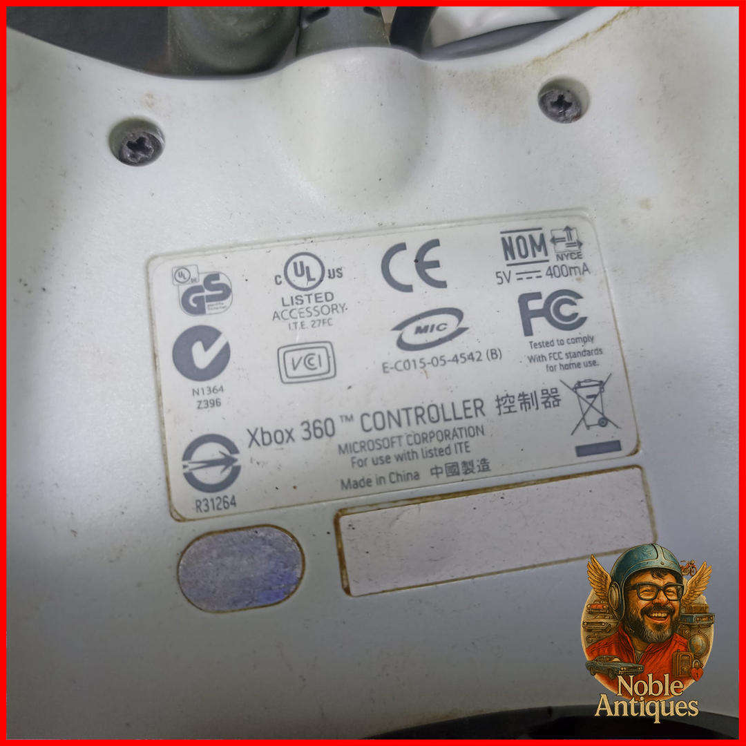 Two wired Xbox 360 controllers