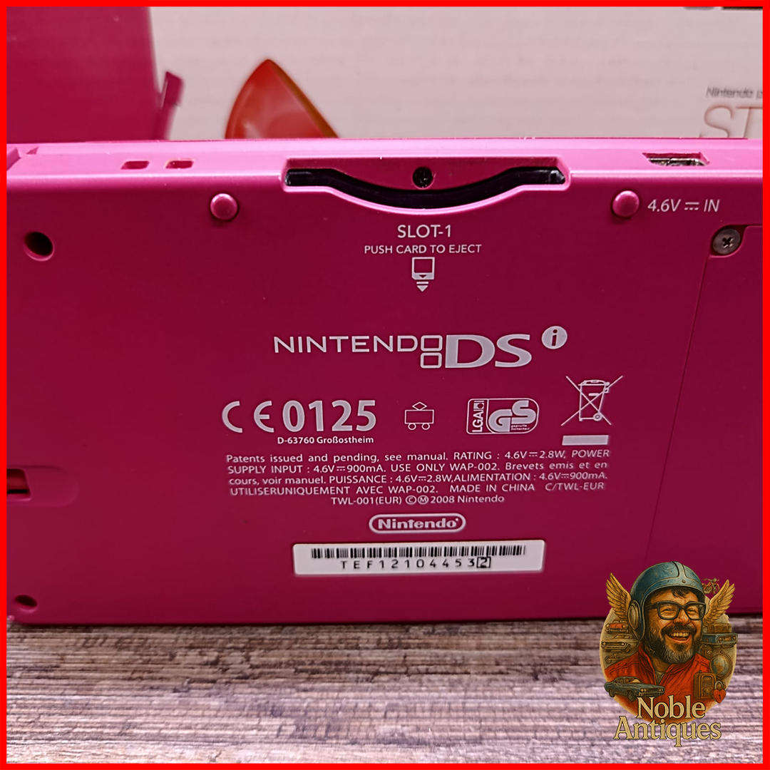 Boxed Working Nintendo DSi Pink Color With Games - NO CHARGER