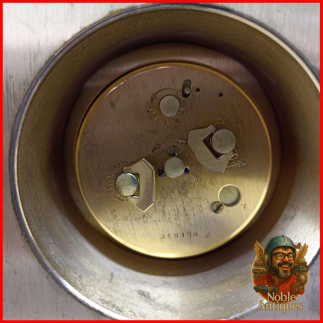 Swiss 15 Jewel Looping Clock, brass and Metal - Extremely Heavy