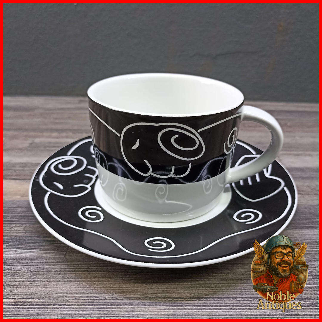 Carrol Boyes It's a secret porcelain cup and saucer