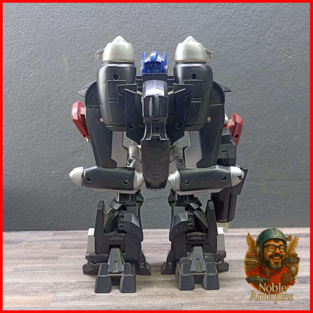 RARE Large Optimus Prime Mega Power Bot Transformers Light-Up Talking Figure