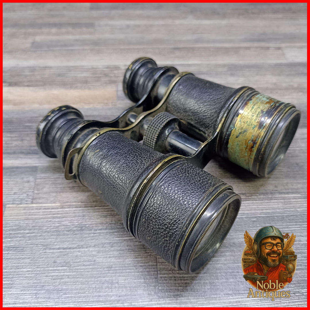 Antique 1920's Military Field Binoculars