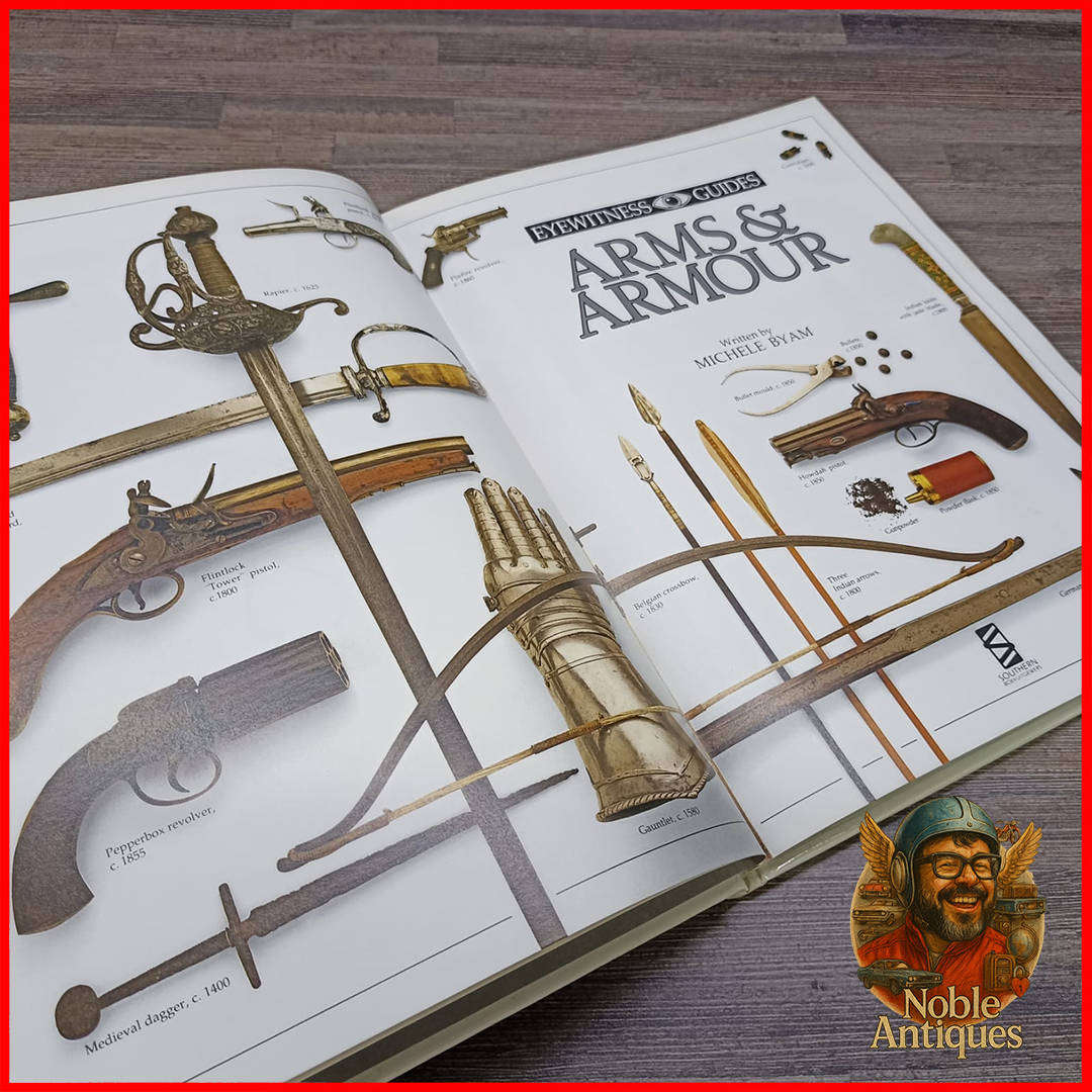 Arms & Armour history of hand weapons, from Stone Age axes to Wild West guns