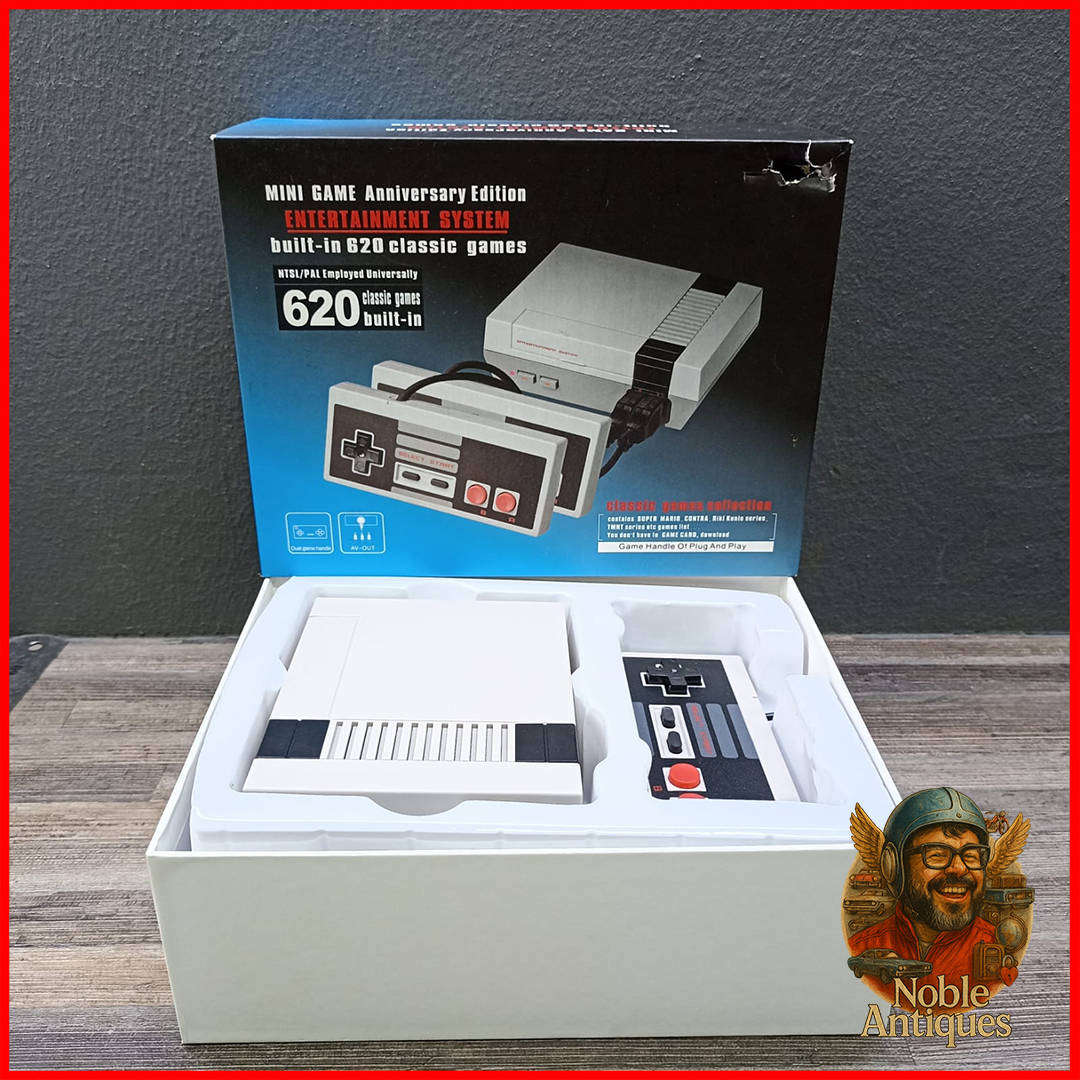 Boxed Mini Anniversary Edition Retro Game Console One Remote, As New
