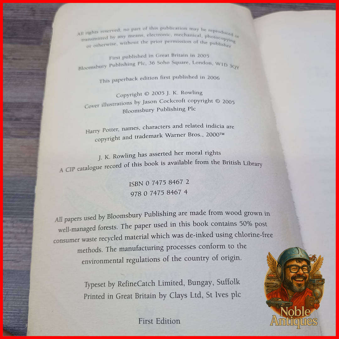 Harry Potter and the Prisoner of Azkaban by J.K. Rowling First Edition Soft Cover