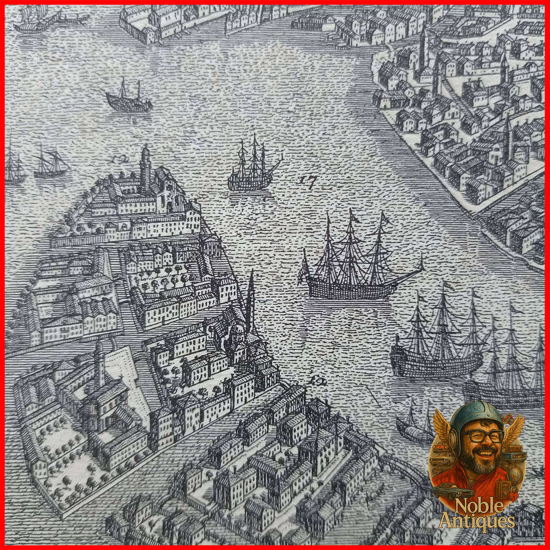 Framed 17th Century Reproduction print The City of Venice