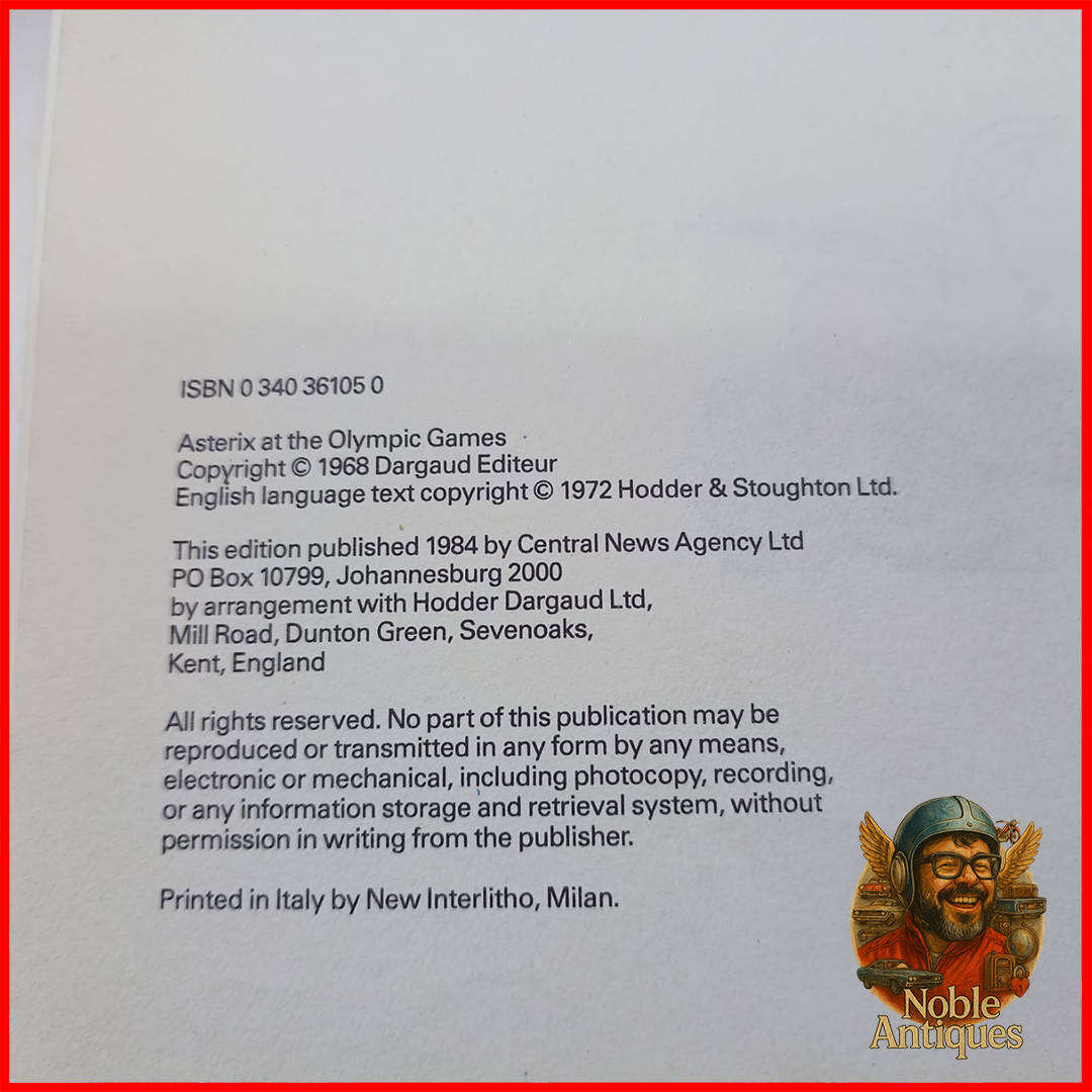 Asterix The Champion 1984 Goscinny Uderzo