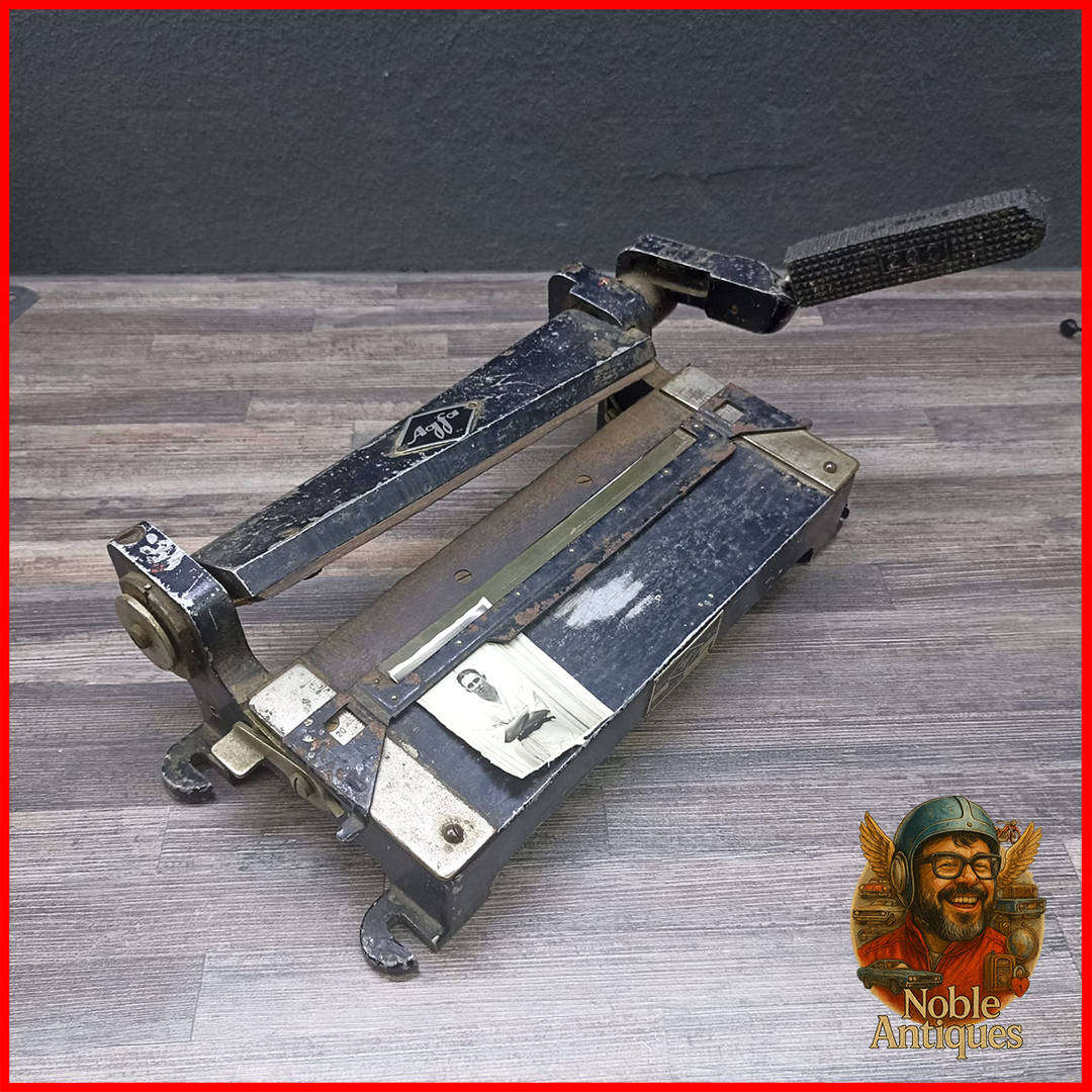 Antique Cast Metal AGFA Photo Slicer