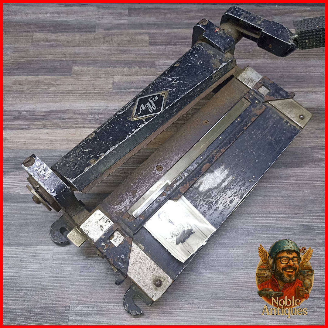 Antique Cast Metal AGFA Photo Slicer