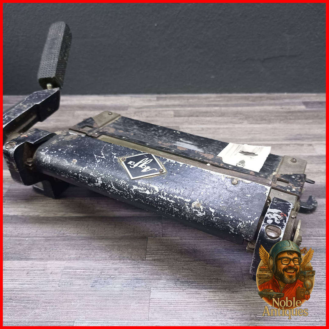 Antique Cast Metal AGFA Photo Slicer