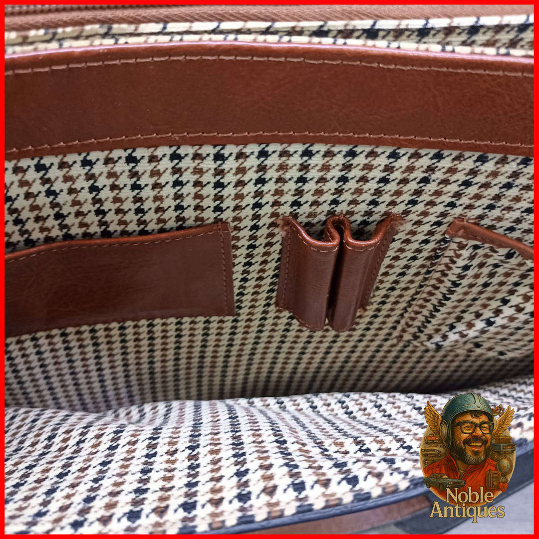 Original Largess Brown Leather Upper Shoulder Bag