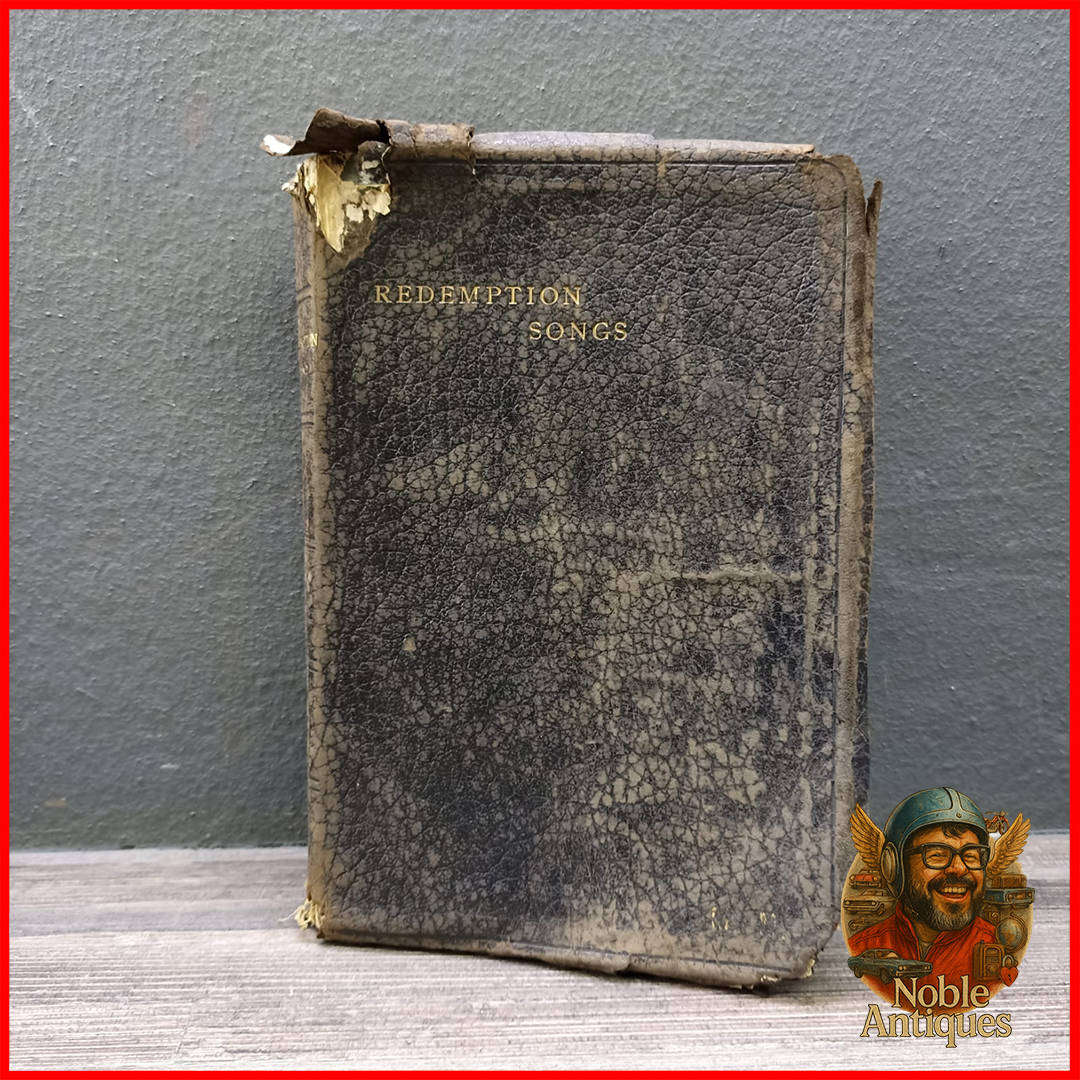 Early 1900s Leather-bound book titled Redemption Songs
